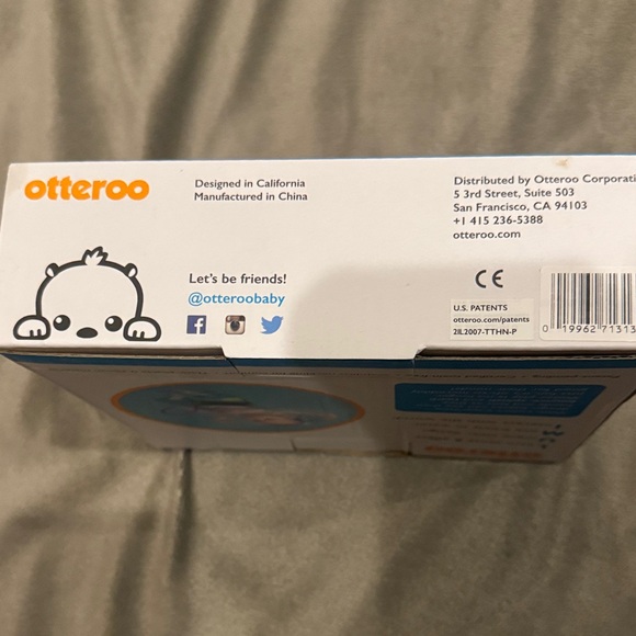 Otteroo LUMI Baby Neck Float - Blue and White - Picture 3 of 3